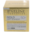 Крем для лица Gold Lift Expert 50+ Eveline мультипитательный дневной-ночной 50мл