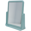 Зеркало настольное №4-1-R 2-х стороннее прямоугольное бирюзовое