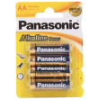 Батарейка Panasonic AA 1.5V щелочная 4шт