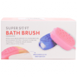 Мочалка силиконовая № 144 для душа Super Soft Bath Brush  антибактериальная с шнурком