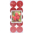 Свеча ароматическая красная Fresa в алюминиевом корпусе (набор 10шт)