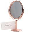 Зеркало настольное Farres №CM002 металлическое 2-х стороннее, бронза