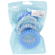 Резинка для волос Farres №TS20011-4 Спираль голубая (6шт)