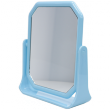 Зеркало настольное №26 R 2-х стороннее прямоугольное голубое