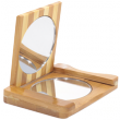 Зеркало компактное Apollo Royal №024 складное двойное бамбуковое