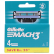 Сменные кассеты DGillette Mach3 ( 4шт в картоне)