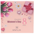 Подарочный набор Mavellin крем для рук и бальзам для губ 8B1 Happy Women`s Day 8 March