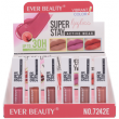 Блеск для губ Ever Beauty №7242E Super Stay Up To 30H (сборка 6шт)