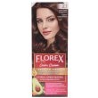 Крем-краска для волос Florex Super  2.1 Светлый каштан стойкая с маслом Оливы + кератин