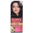Крем-краска для волос Florex Super  2.5 Коричневый мокко стойкая с маслом Оливы + кератин