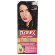 Крем-краска для волос Florex Super  2.6 Горький шоколад стойкая с маслом Оливы + кератин