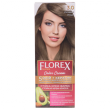 Крем-краска для волос Florex Super  3.0 Русый стойкая с маслом Оливы + кератин