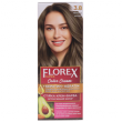 Крем-краска для волос Florex Super  3.8 Ольха стойкая с маслом Оливы + кератин 