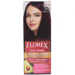 Крем-краска для волос Florex Super  4.0 Красное дерево стойкая с маслом Оливы + кератин 