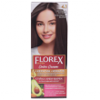 Крем-краска для волос Florex Super  4.1 Холодный русый стойкая с маслом Оливы + кератин 