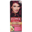 Крем-краска для волос Florex Super  4.3 Рубин стойкая с маслом Оливы + кератин 