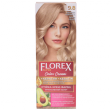 Крем-краска для волос Florex Super  9.8 Бежевая жемчужина стойкая с маслом Оливы + кератин 