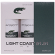 Light Coast 21.21 подарочный набор мужской парфюмерный (шампунь 250мл + гель для душа 250мл)