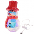 Фигура Снеговик новогодняя с подсветкой (кабель USB) Фигура Снеговик новогодняя с подсветкой (кабель USB)