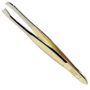 Пинцет для бровей Florans №F-102 G - золото
