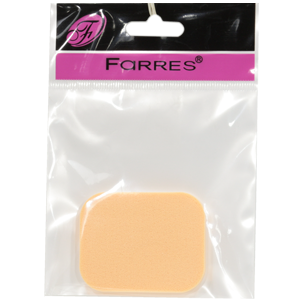 Спонж Farres №001 для макияжа прямоугольный