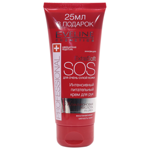 Крем для рук Extra Soft SOS Eveline Professional интенсивный питательный 100мл