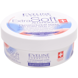 Крем Extra Soft SOS Eveline питательный для лица и тела Allergique для чувствительной кожи 200мл