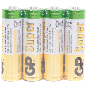 Батарейка GP Super 4шт  AA без блистера 1.5V щелочная 