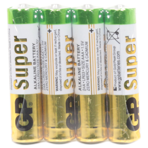 Батарейка GP Super 4шт AAA без блистера 1.5V щелочная 