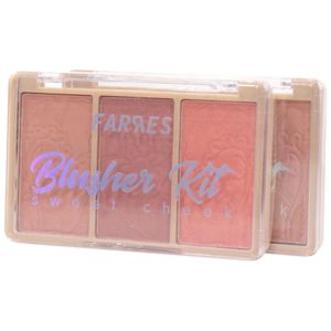 Румяна Farres №2105 Blusher Kit 3-х цветные (сборка 4шт)