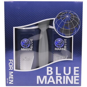 Blue Marine  подарочный набор мужской (шампунь 250мл + гель для душа 250мл)