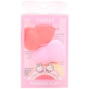 Спонж Farres №044 Powder Puff Груша мини (упаковка 3 шт)