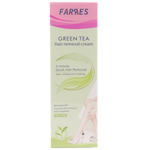 Крем для депиляции Farres №9701 с экстрактом Зеленого чая 100гр