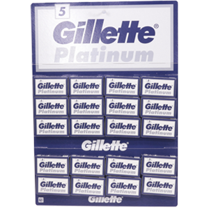 Лезвия классические DGillette Platinum для Т-образного станка (20 пачек по 5шт)