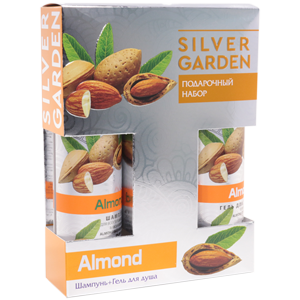 Silver Garden Almond Миндаль подарочный набор женский (шампунь 250мл, гель для душа 250мл)