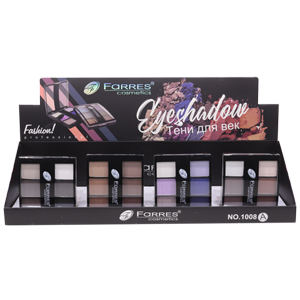 Тени для век Farres №1008 A Eyeshadow 6-ти цветные (сборка 4шт)