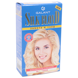 Осветлитель для волос Galant Silk Blond 5-7 тонов Забота и уход