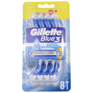 Станок для бритья одноразовый DGillette Blue 3 Cool (8 шт)