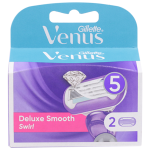 Сменные кассеты DGillette Venus Deluxe Smooth Swirl женские (2шт 5 лезвий)