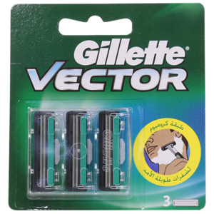 Сменные кассеты DGillette Vector (3шт в пластике)