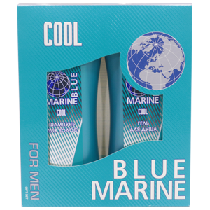 Blue Marine Cool подарочный набор мужской (шампунь 250мл + гель для душа 250мл)