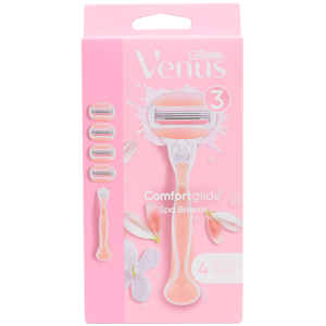 Станок для бритья DGillette Venus Comfortglide Spa Breeze + 4 сменные кассеты женский