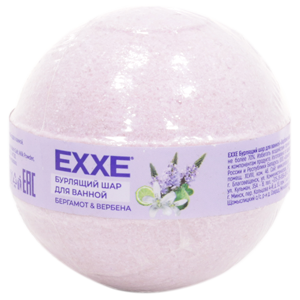 Бурлящий шар для ванной EXXE Бергамот и вербена 120гр