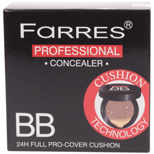 Тональный крем-кушон Farres №4016 BB Professional 24H (сборка 3шт)