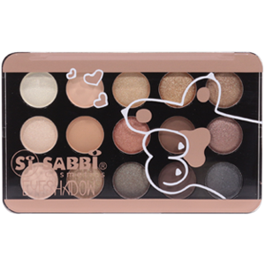 Тени для век Si Sabbi №3085 Eyeshadow 15-ти цветные (сборка 2шт)