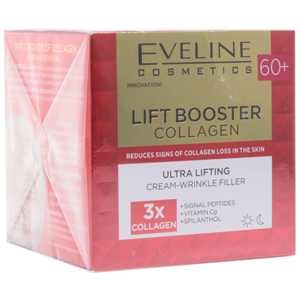 Крем Lift Booster Collagen 60+ Eveline Ультра Лифтинг против морщин день/ночь 50мл