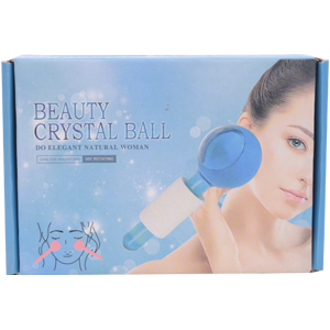 Криосфера для массажа лица Beauty Crystal Ball голубой охлаждающая 2шт