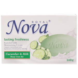 Крем-мыло Royal Nova Lasting Freshness 140гр Cucumber & Milk