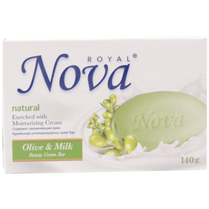 Крем-мыло Royal Nova Natural 140гр Olive & Milk