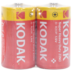 Батарейка Kodak тип D LR20 1.5V солевая (2шт без блистера)